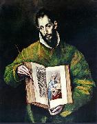 El Greco Hl. Lukas als Maler oil